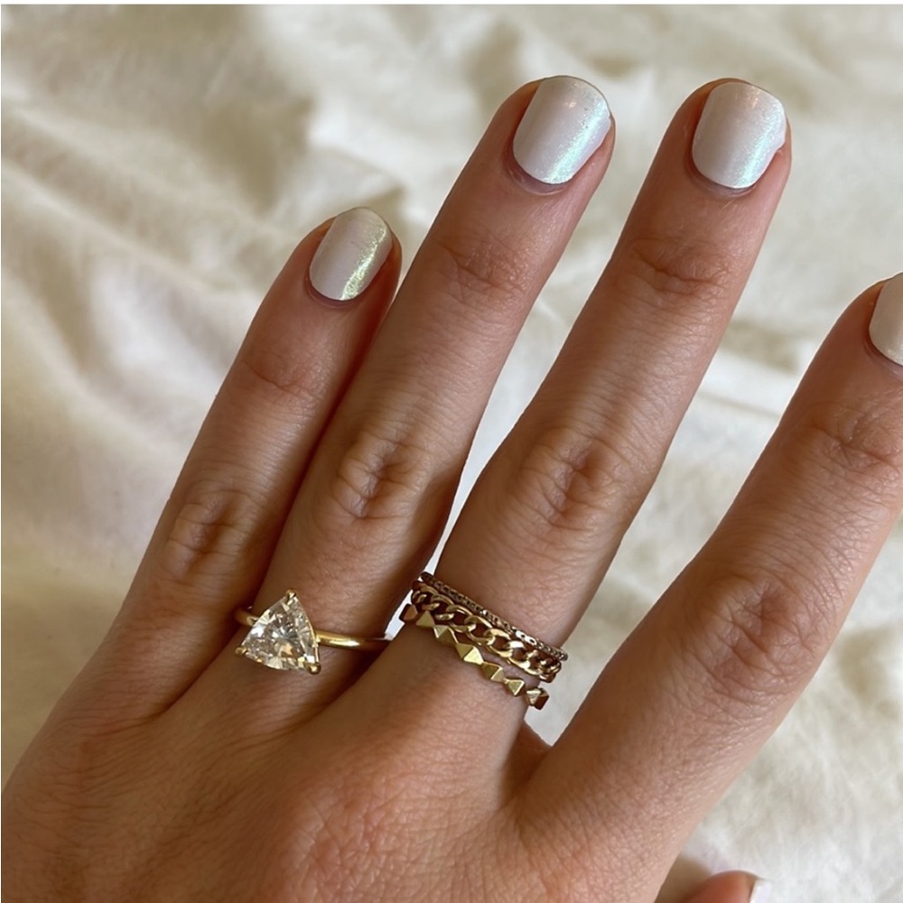 14K Rose Gold Pave Diamond Ring